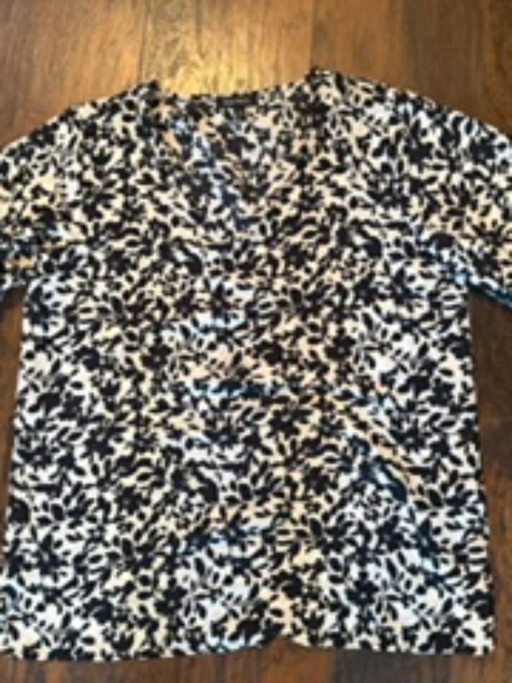 Black and White Dress Top